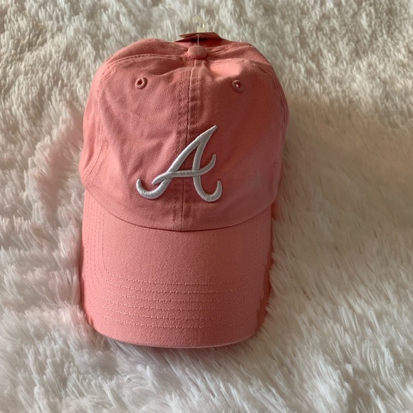 Genuine Merchandise Accessories - Pink Atlanta braves hat